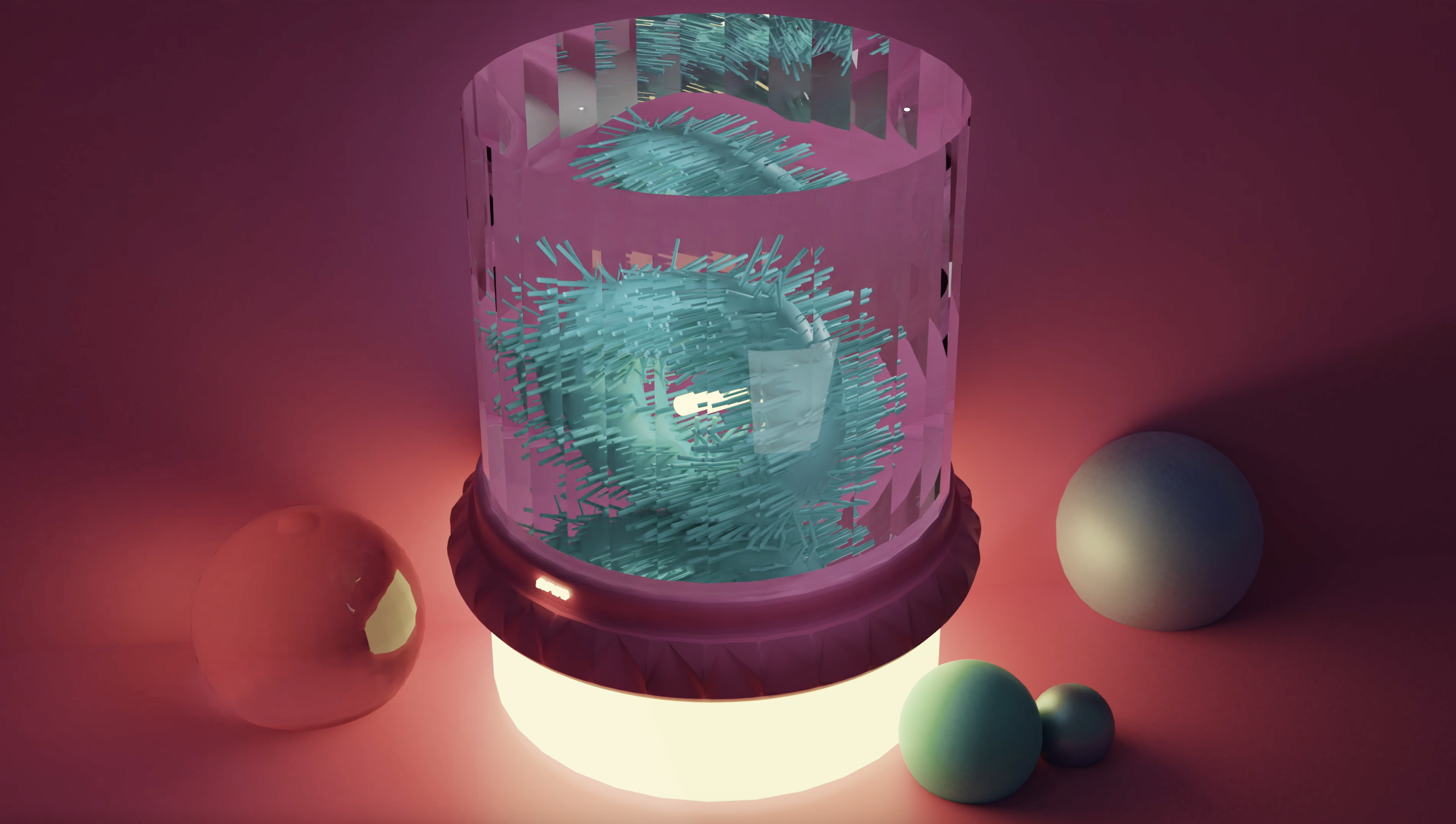 Satisfying Glass Globe Scene preview image 1